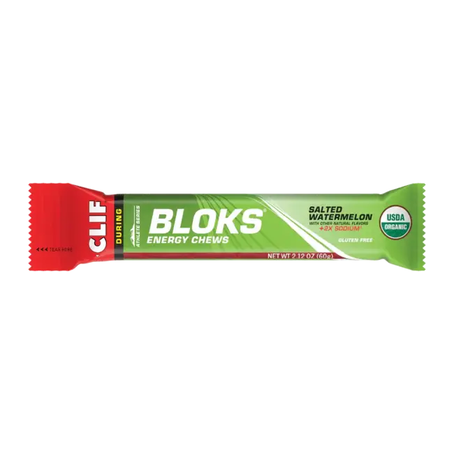 Clif Bloks, Jujubes, Melon d'eau salé