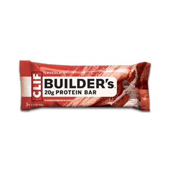 Clif, Builder, Barre énergétique, Chocolat, 12x68g