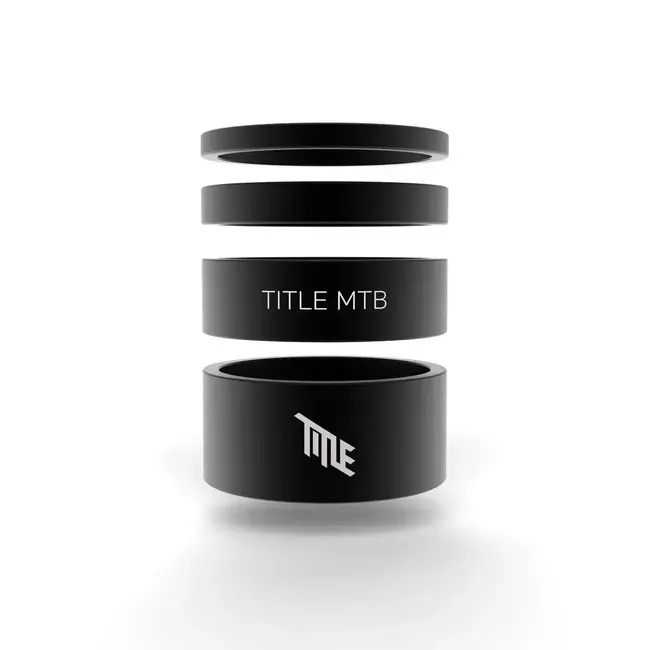 TITLE TITLE - Alloy Headset Spacer Kit  - Black