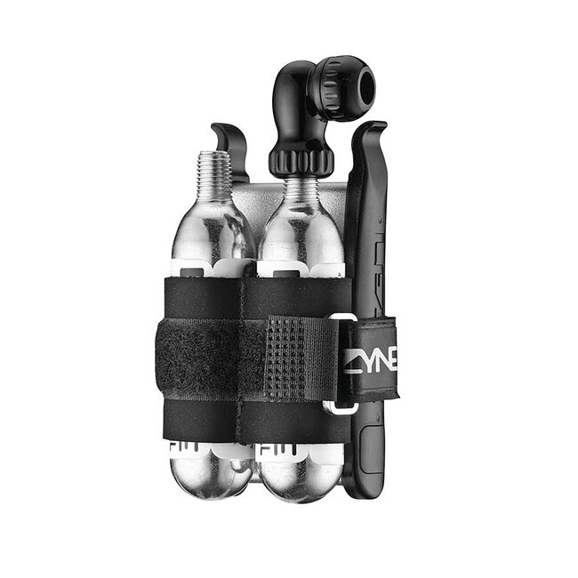 Lezyne, Twin Kit CO2, Détendeur CO2, Avec filets, Presta, Schrader, 2x16g