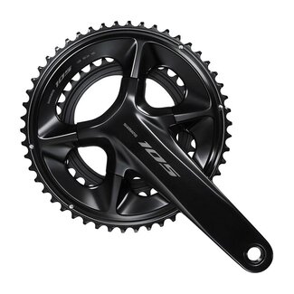 Shimano, 105 FC-R7100, Crankset, Speed: 12, Hollowtech II, 165mm, 52/36T, Black, Road Disc, IFCR7100AX26