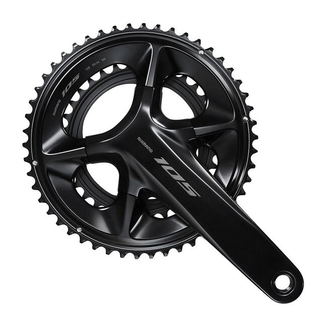 Shimano, 105 FC-R7100, Crankset, Speed: 12, Hollowtech II, 165mm, 52/36T, Black, Road Disc, IFCR7100AX26