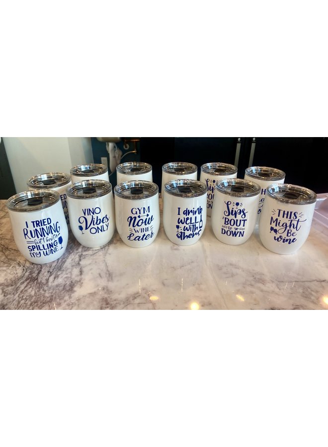 Tumbler Cups - 16oz White