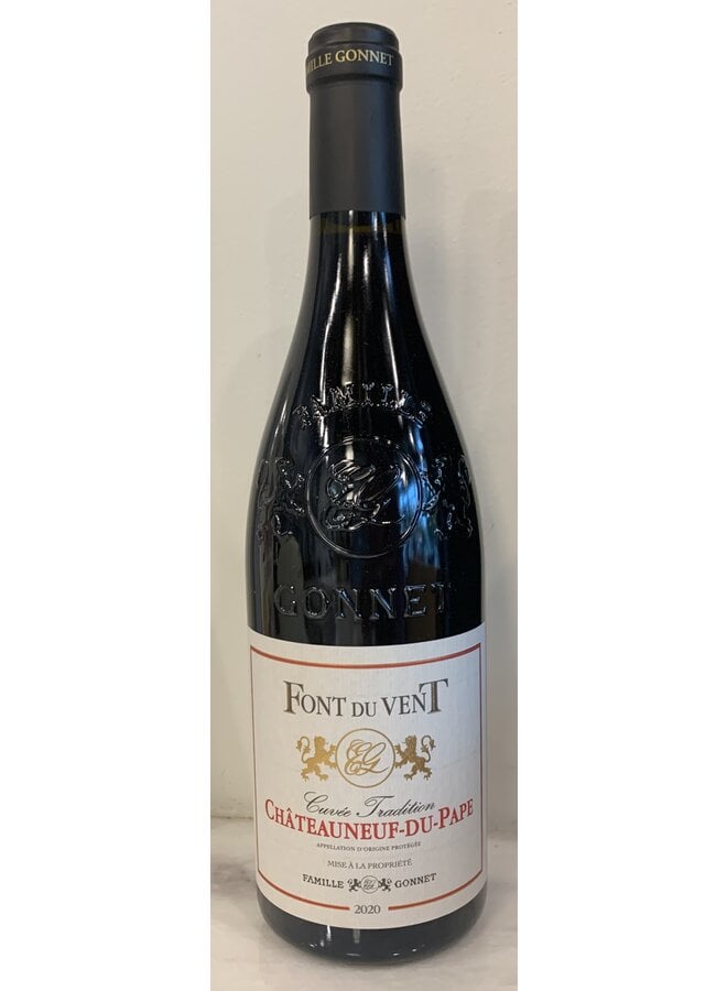 2020 Domaine Font du Vent Chateaueuf du Pape Tradition Rouge