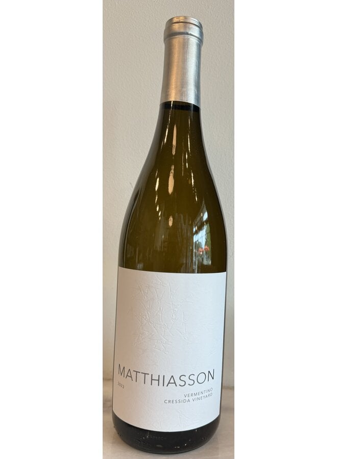 2023 Matthiasson Vermentino Cressida Vineyard Los Carneros