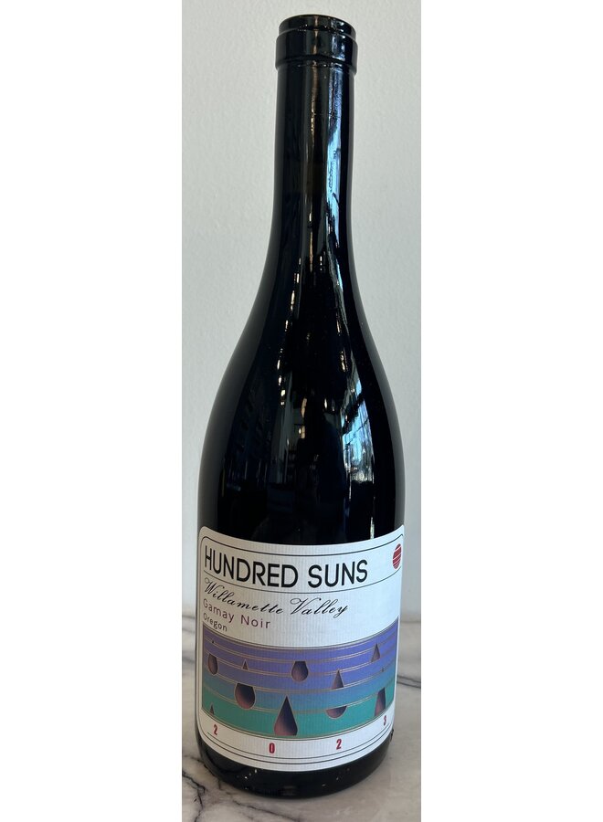 2023 Hundred Suns Wine Willamette Valley Gamay Noir
