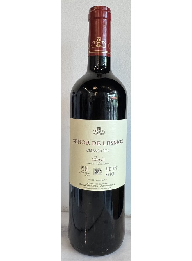 2019 Casa Juan Rioja “Señor de Lesmos” Crianza