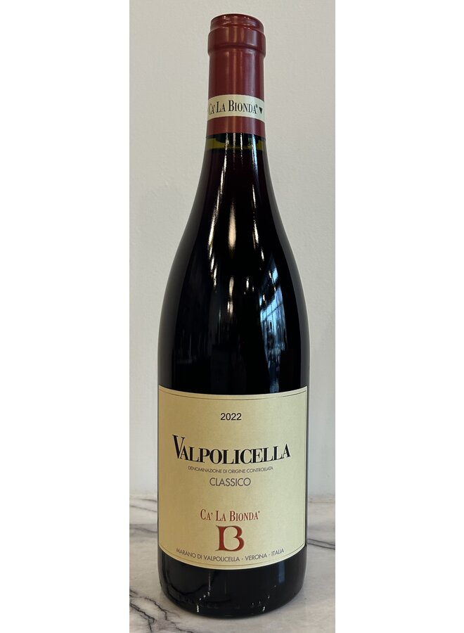 2023 Ca la Bionda Valpolicella Classico DOC Biologica