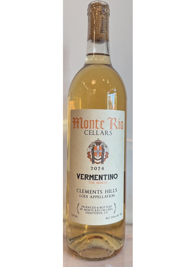 2024 Monte Rio ‘The Bench’ Vermentino Orange