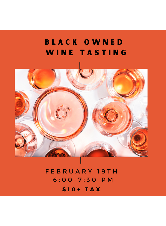 Black Owned Wine Tasting