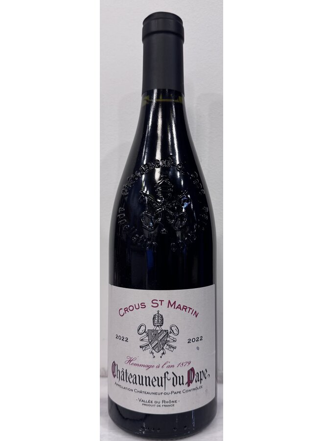 2022 Crous St Martin Chateauneuf du Pape