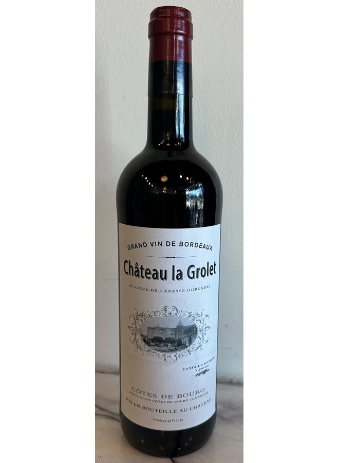 2022 Chateau La Grolet Cotes de Bourg Bordeaux
