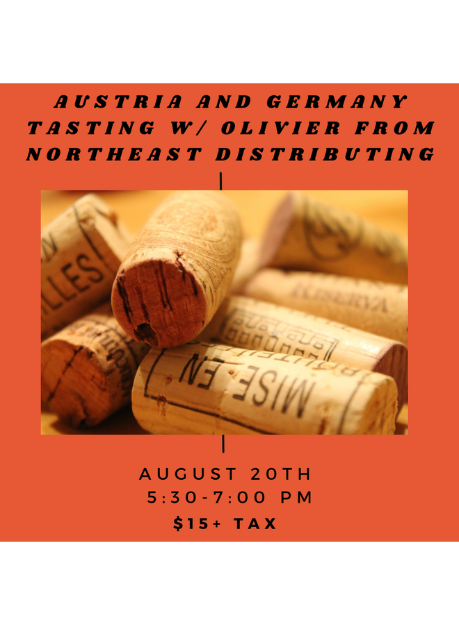 Austria and Germany Tasting w/ Olivier