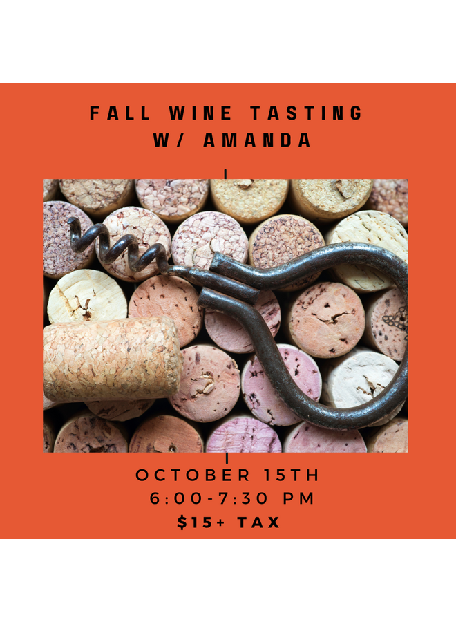 Tasting w/ Amanda