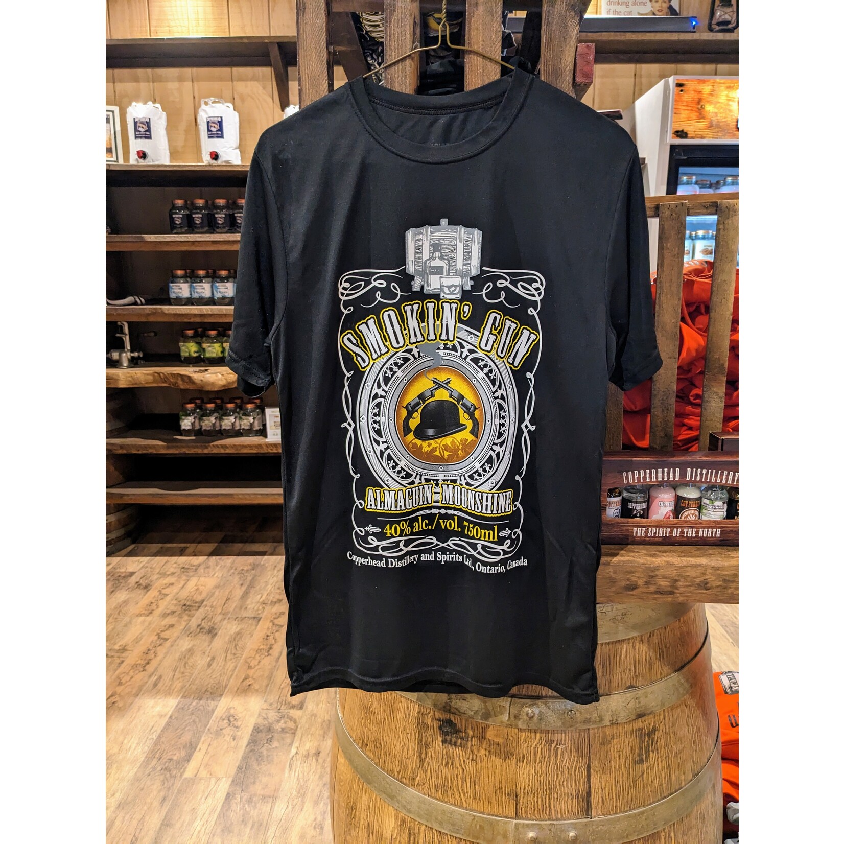 BLACK SMOKIN' GUN T-SHIRT