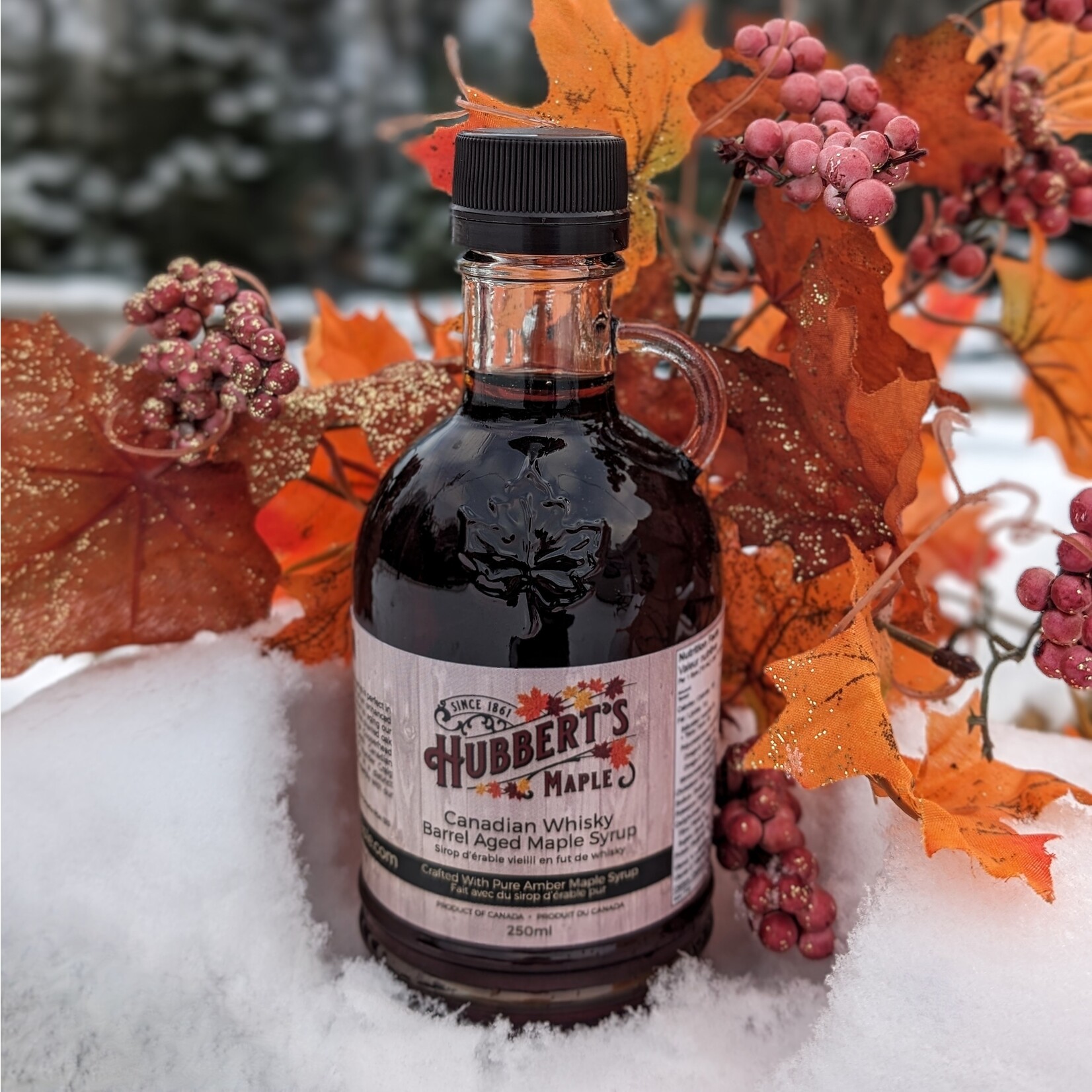 WHISKY BARREL AGED HUBBERTS MAPLE SYRUP