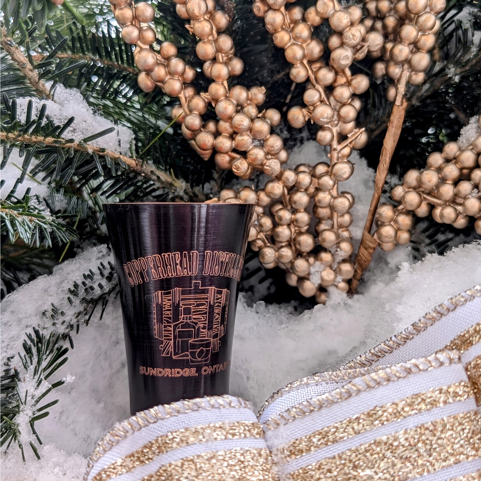 ENGRAVED SHOT GLASS