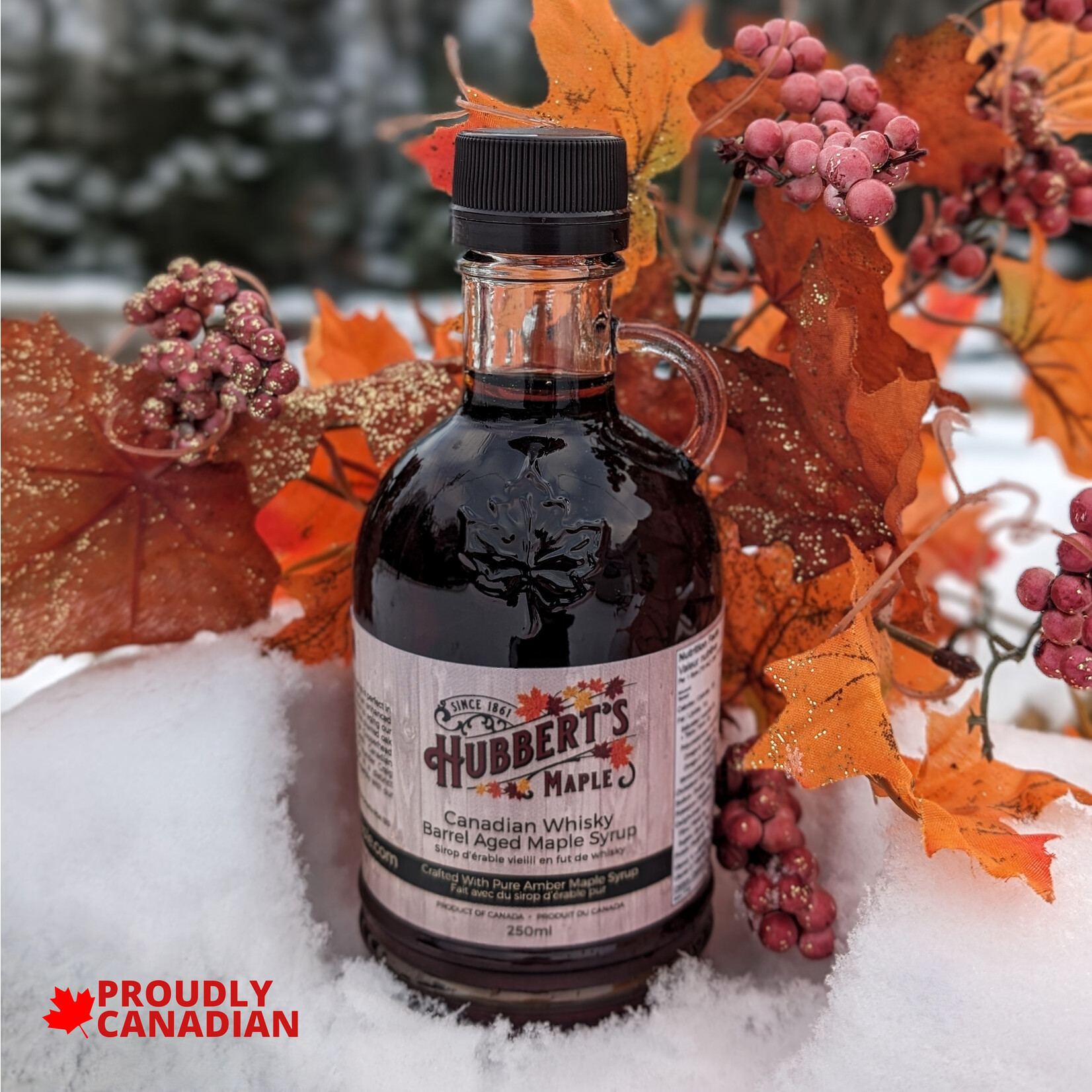 WHISKY BARREL AGED HUBBERTS MAPLE SYRUP