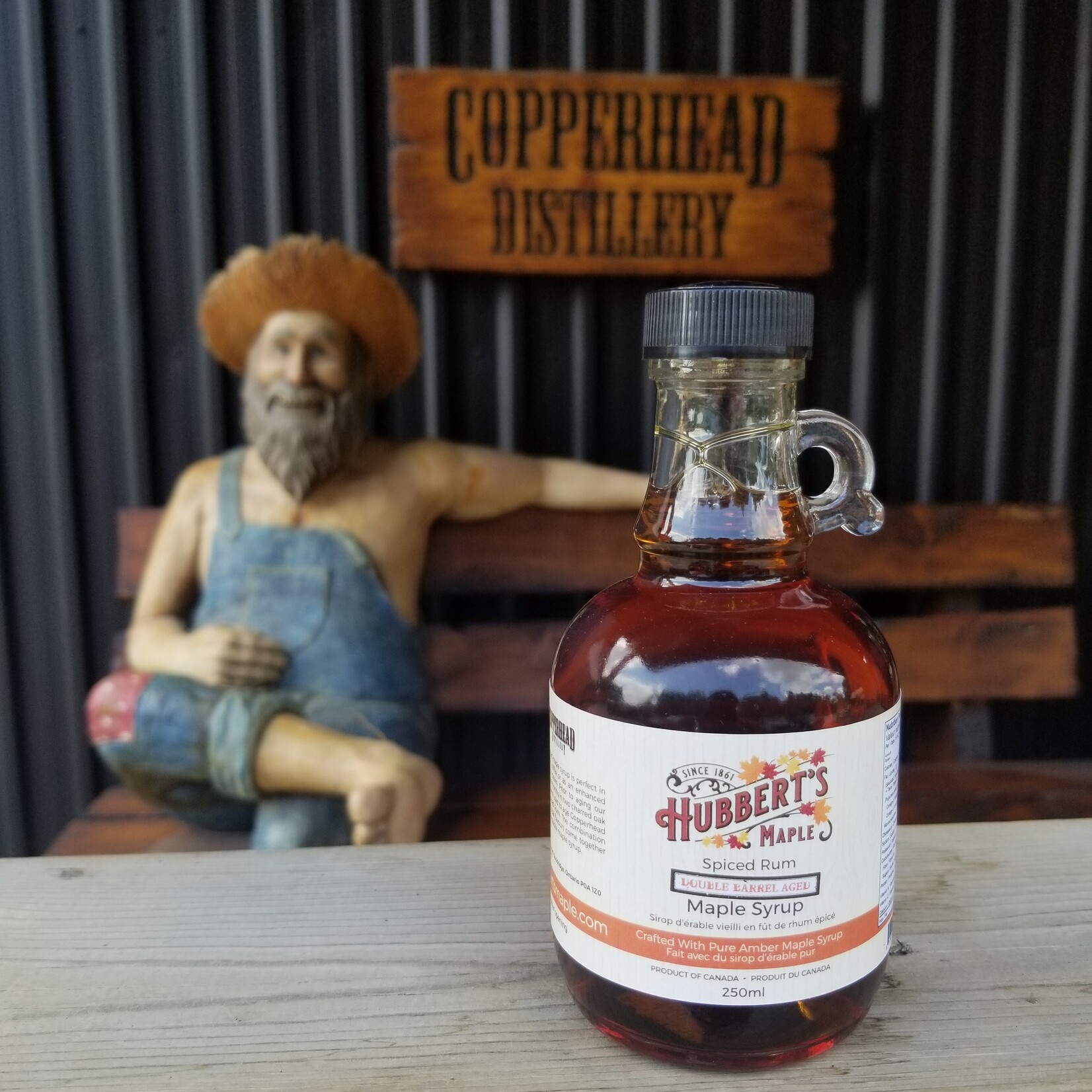 RUM DOUBLE BARREL AGED HUBBERTS MAPLE SYRUP