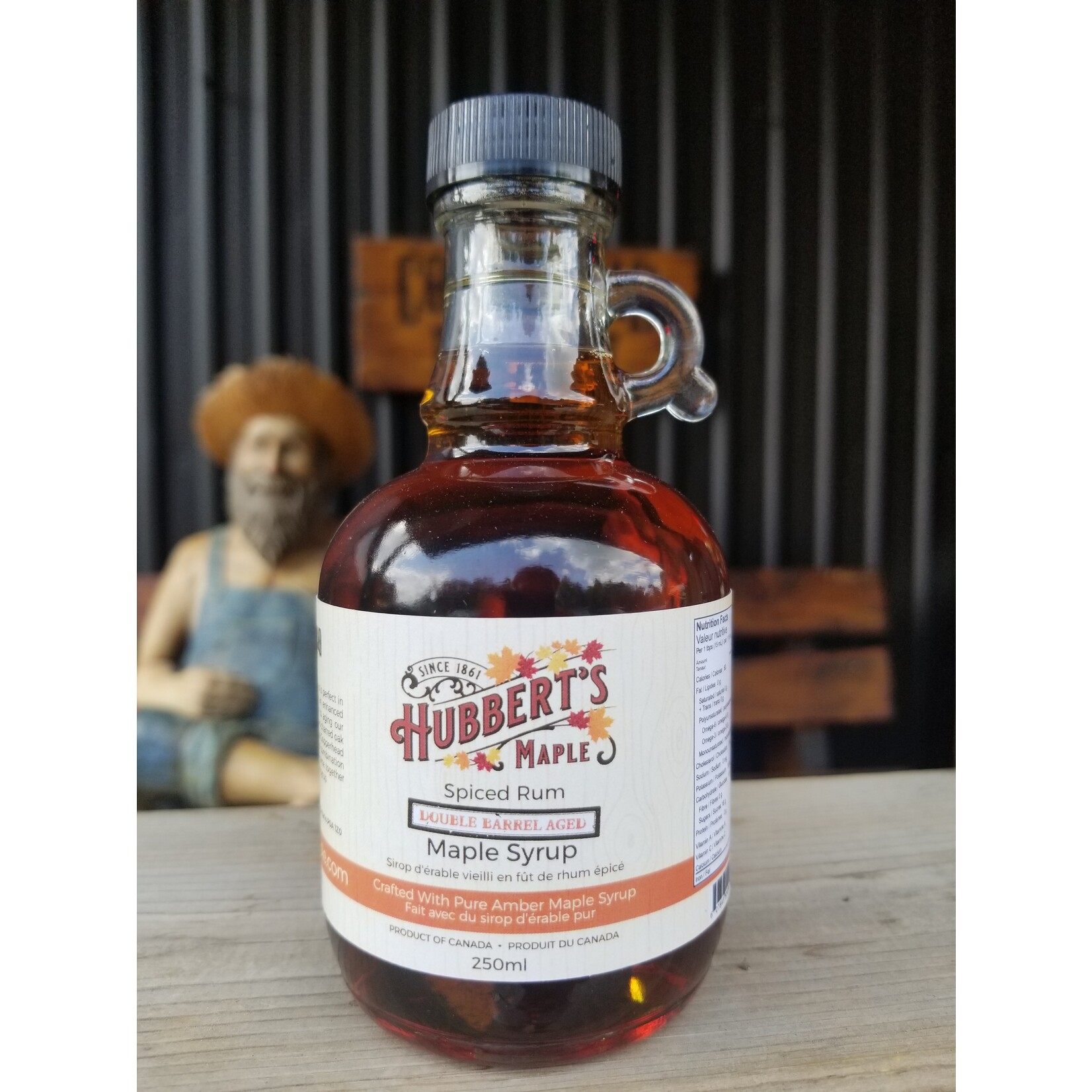 RUM DOUBLE BARREL AGED HUBBERTS MAPLE SYRUP