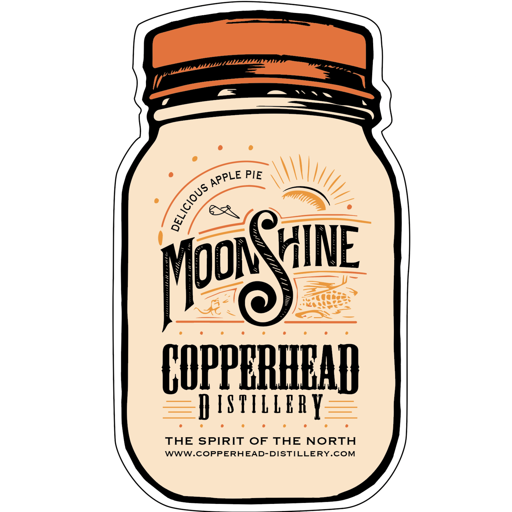 MOONSHINE STICKER