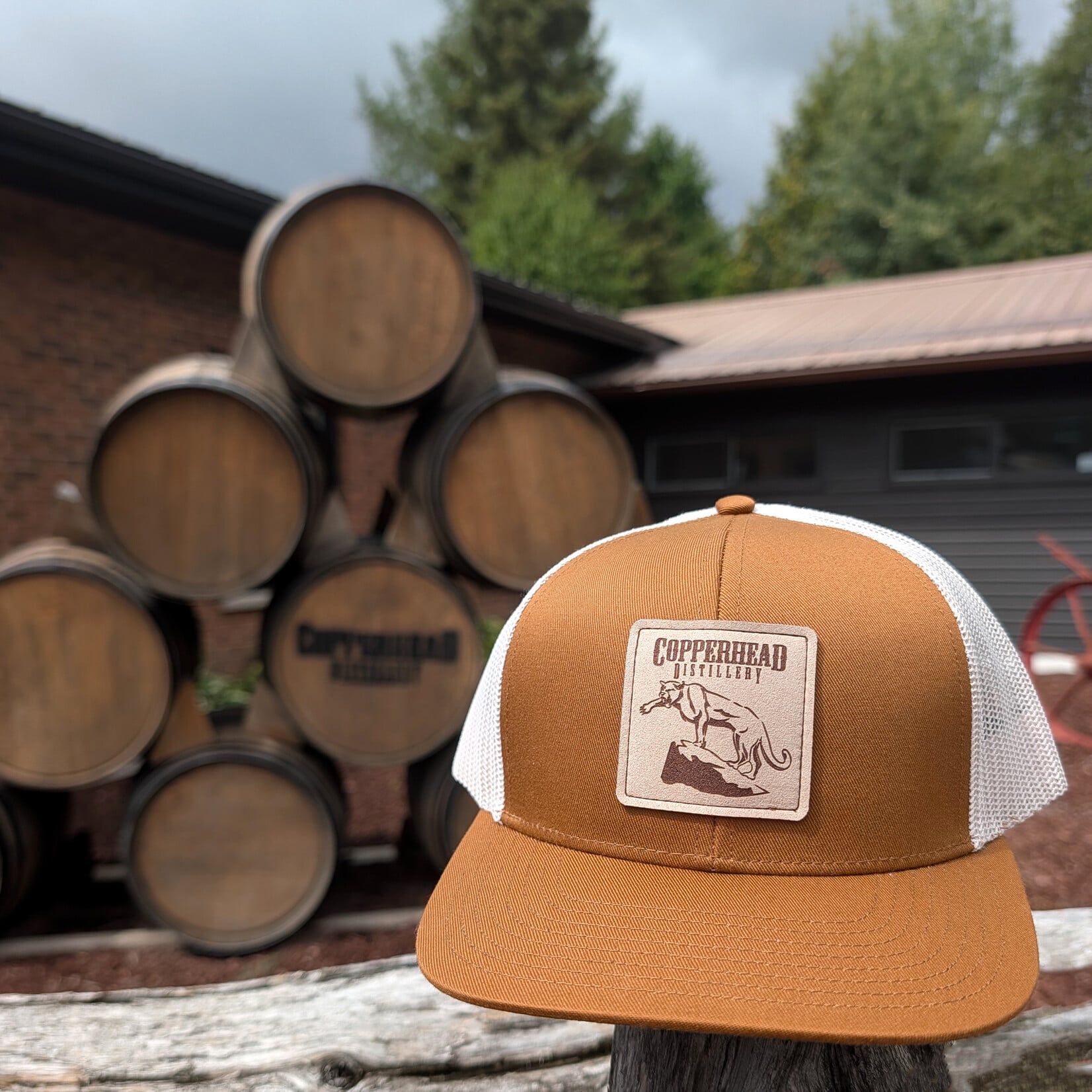 CAP AMERICA TAN IRONCAT SNAPBACK CAP
