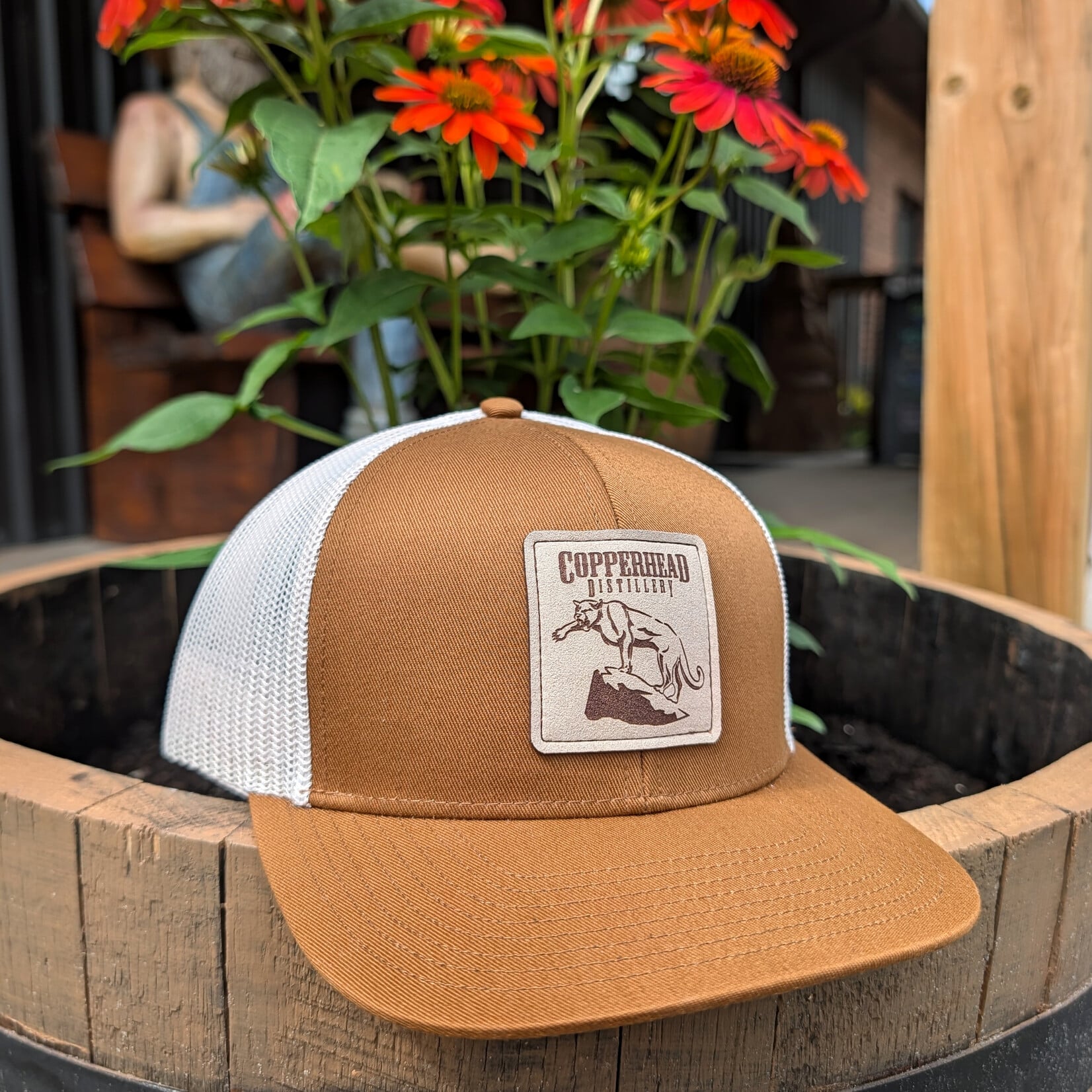 CAP AMERICA TAN IRONCAT SNAPBACK CAP