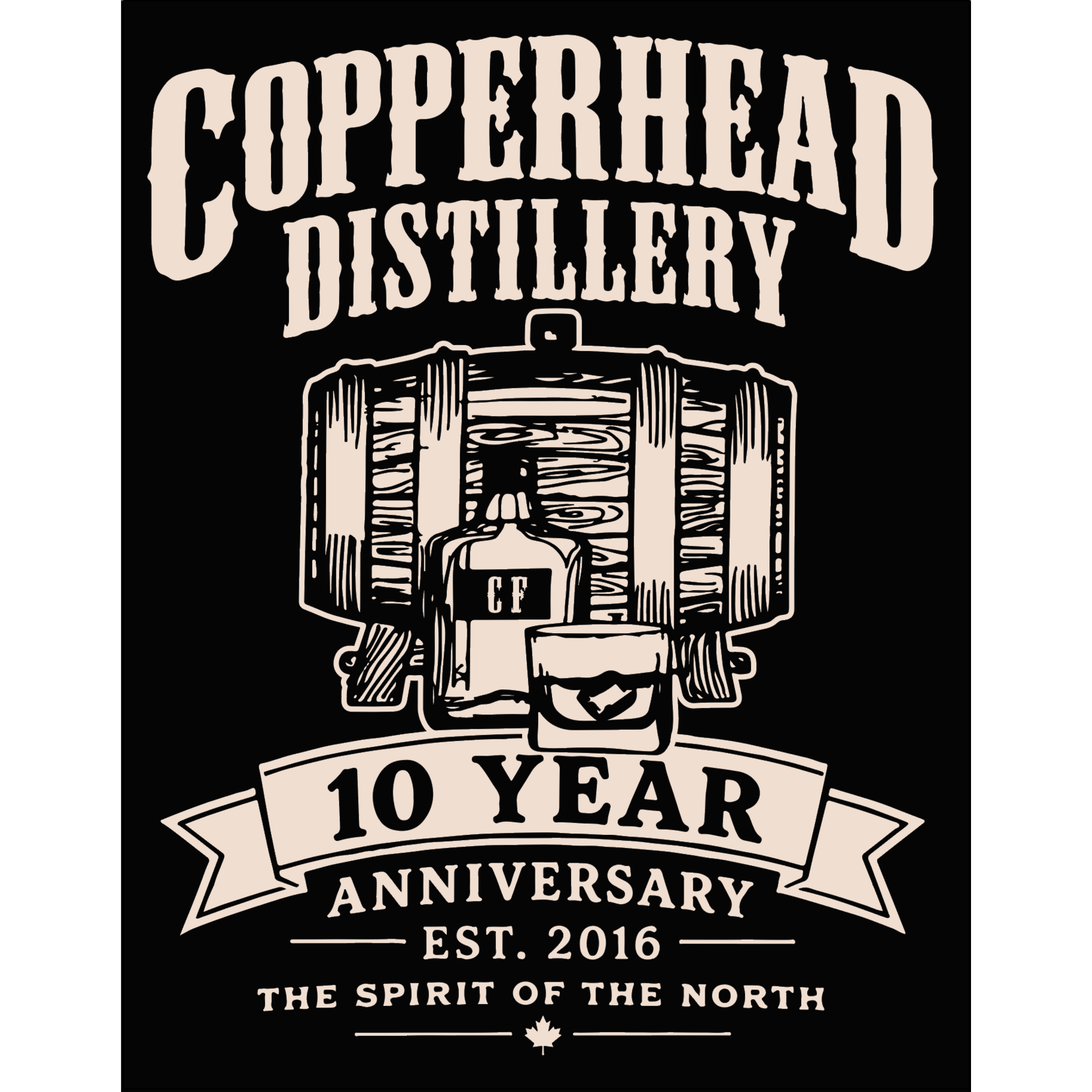 10 YEAR BLACK T-SHIRT