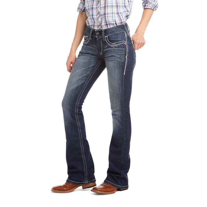 Ariat Ariat Women's Mid Rise Entwined Marine Jeans Ariat Ariat Women's Mid Rise Entwined Marine Jeans