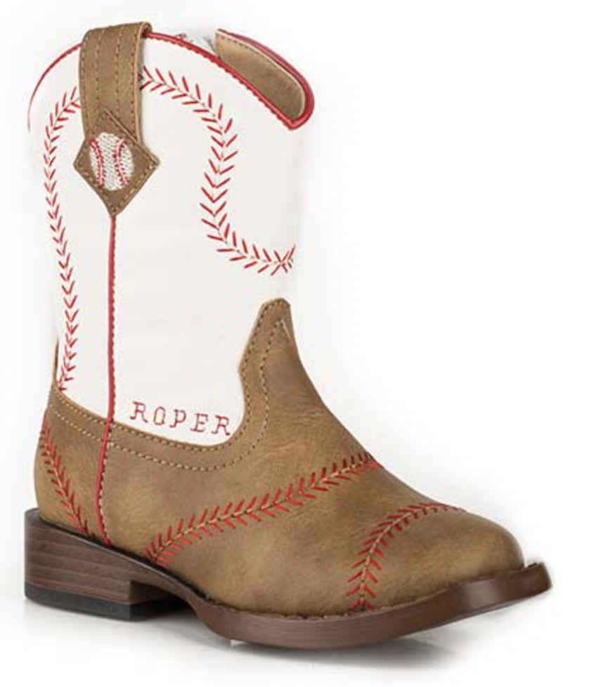 Roper Roper Baseball Toddler Boot Roper Roper Baseball Toddler Boot