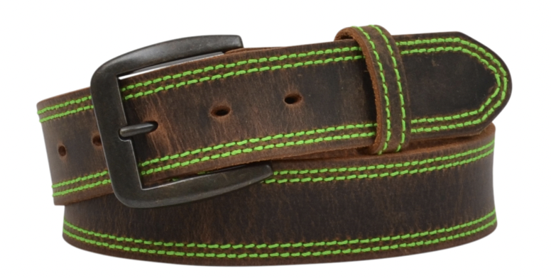 1 1/2" Brown Distressed Belt