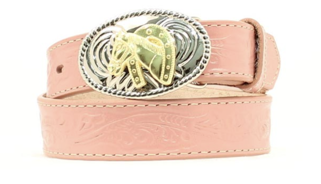 Nocona Girls Horseshoe Belt