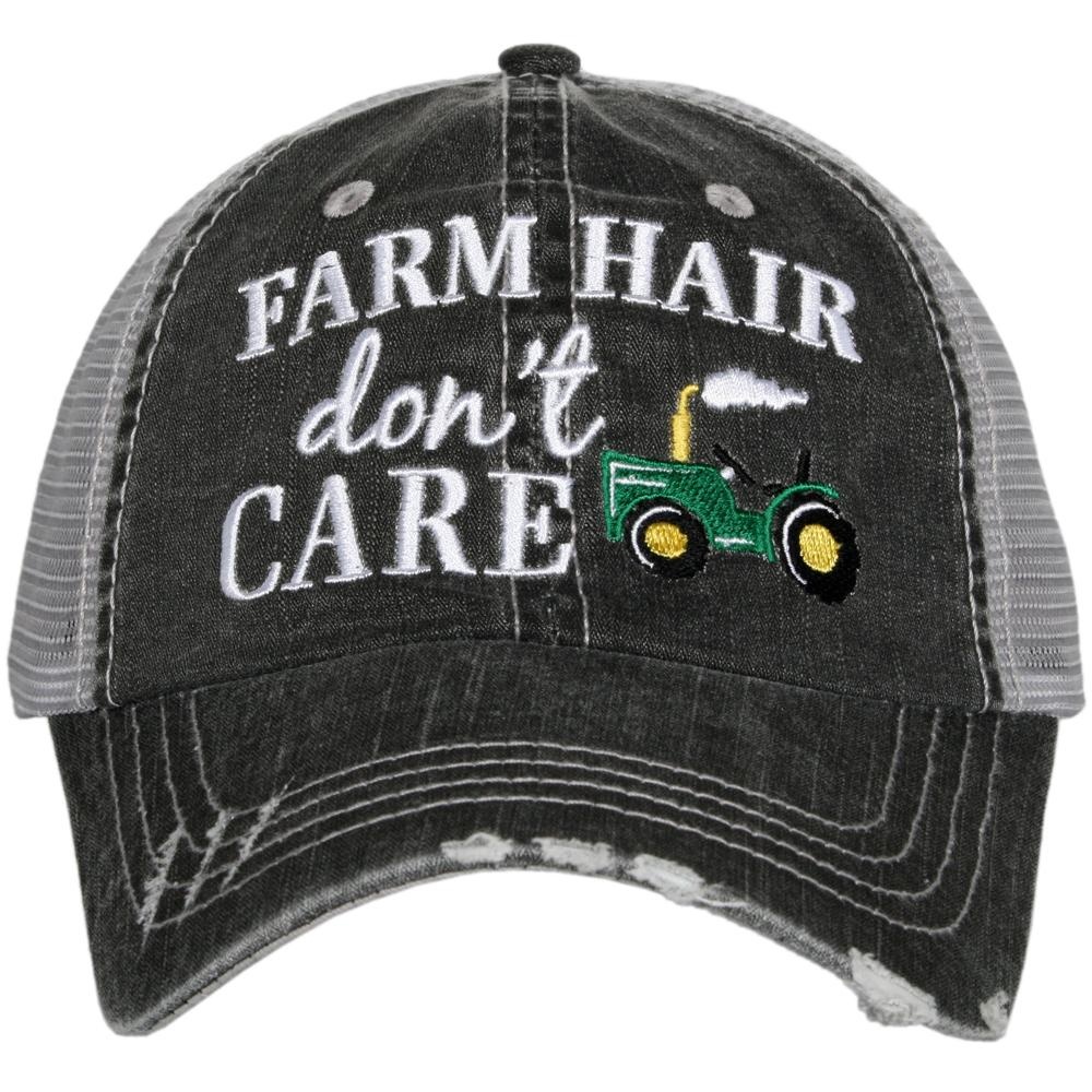Farm Hair Don't Care Trucker Hat