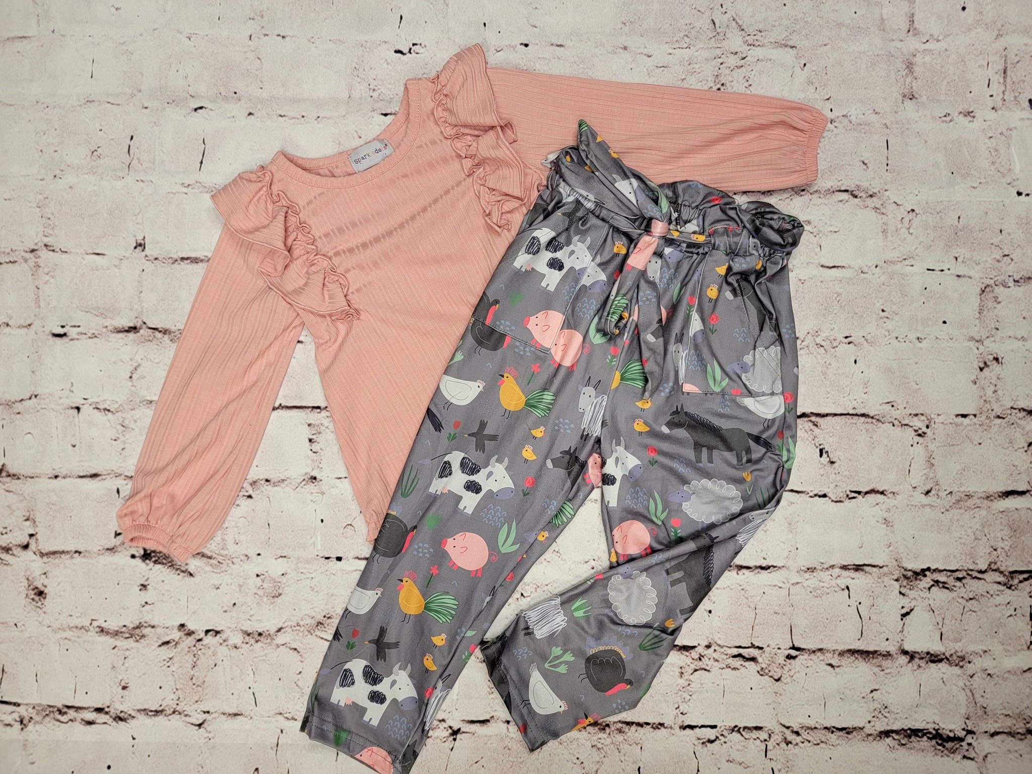 Farm Animal High Waist Outfit