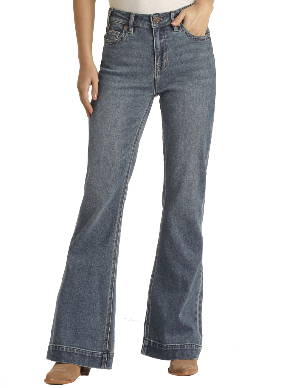Rock & Roll Denim Rock & Roll High Rise Trouser Rock & Roll Denim Rock & Roll High Rise Trouser