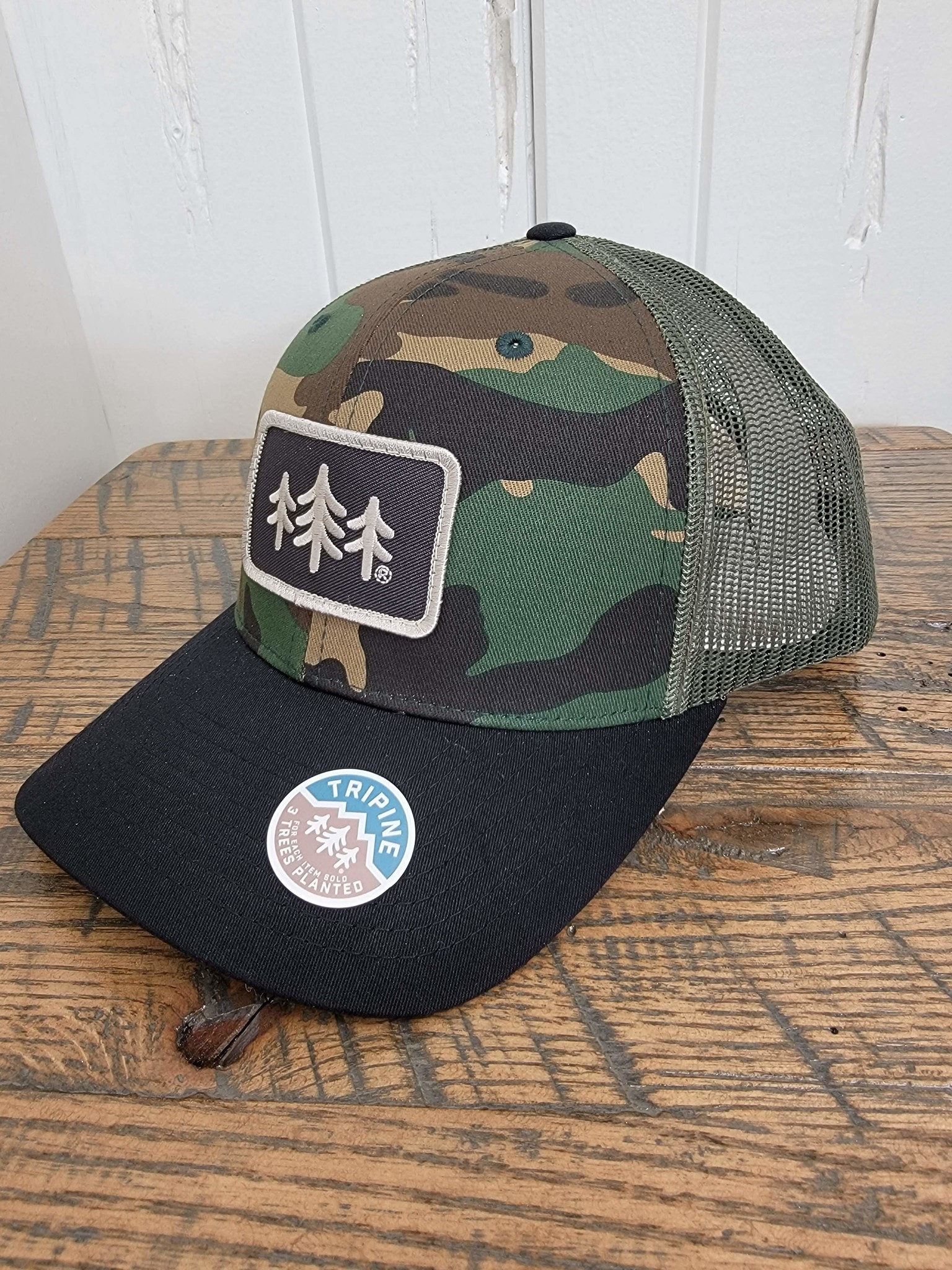 TriPine Merica Tripine Patch Trucker Hat TriPine Merica Tripine Patch Trucker Hat