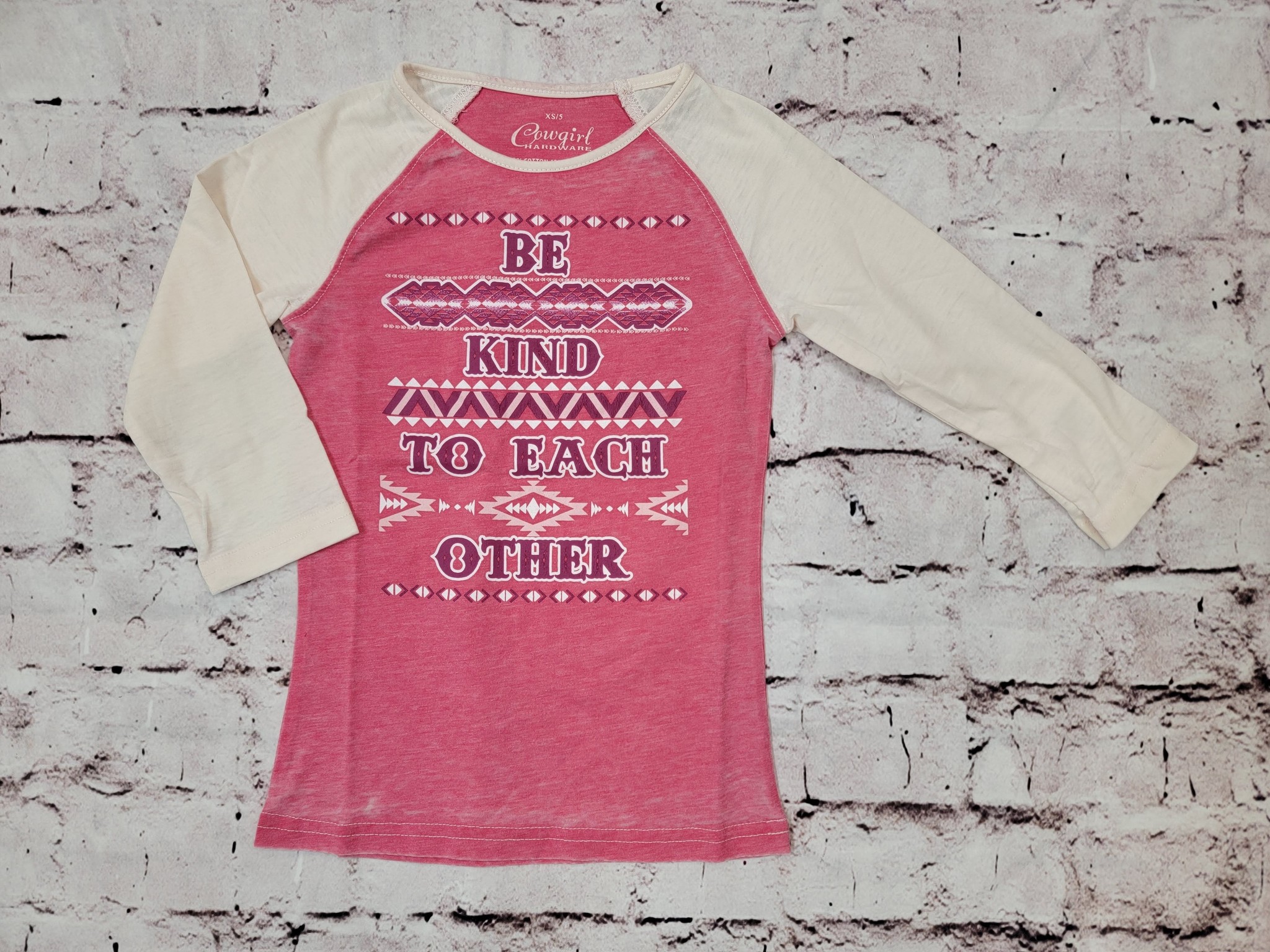 Cowboy Hardware Be Kind Raglan