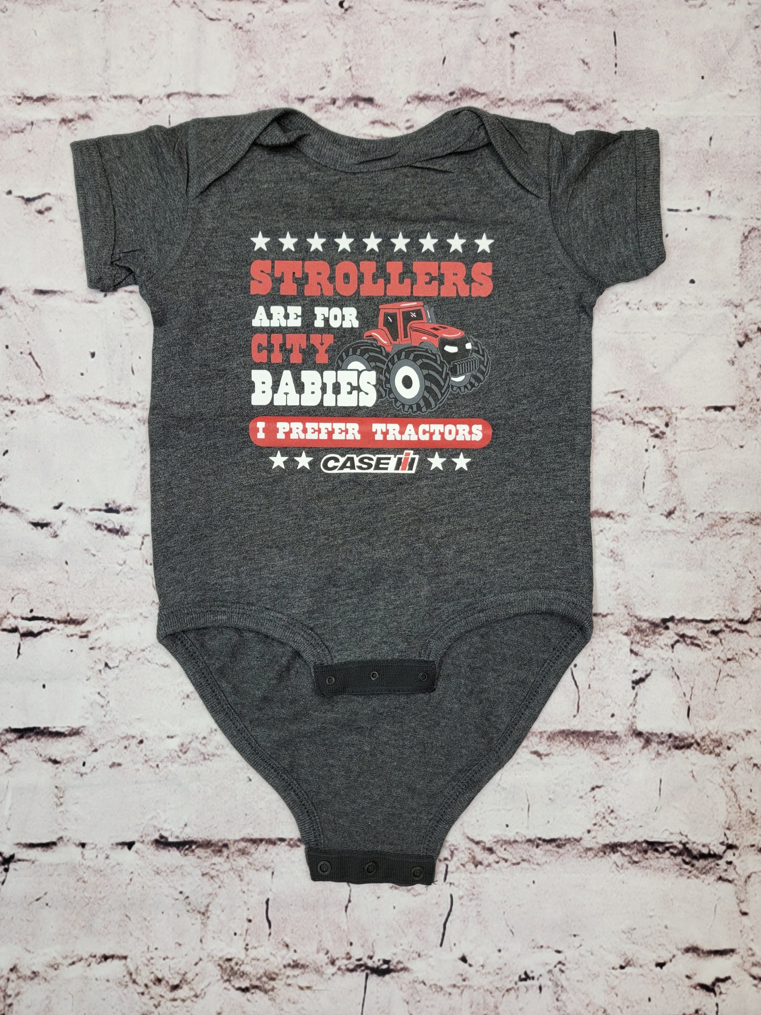 CaseIH Strollers Are For City Babies Onesie