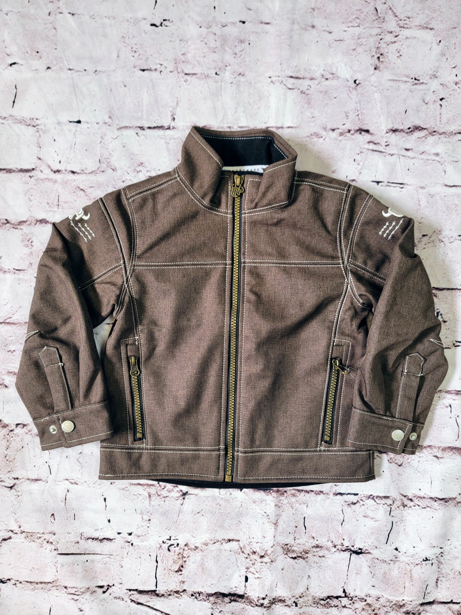 Boy's Tech Woodman Dark Brown Jacket