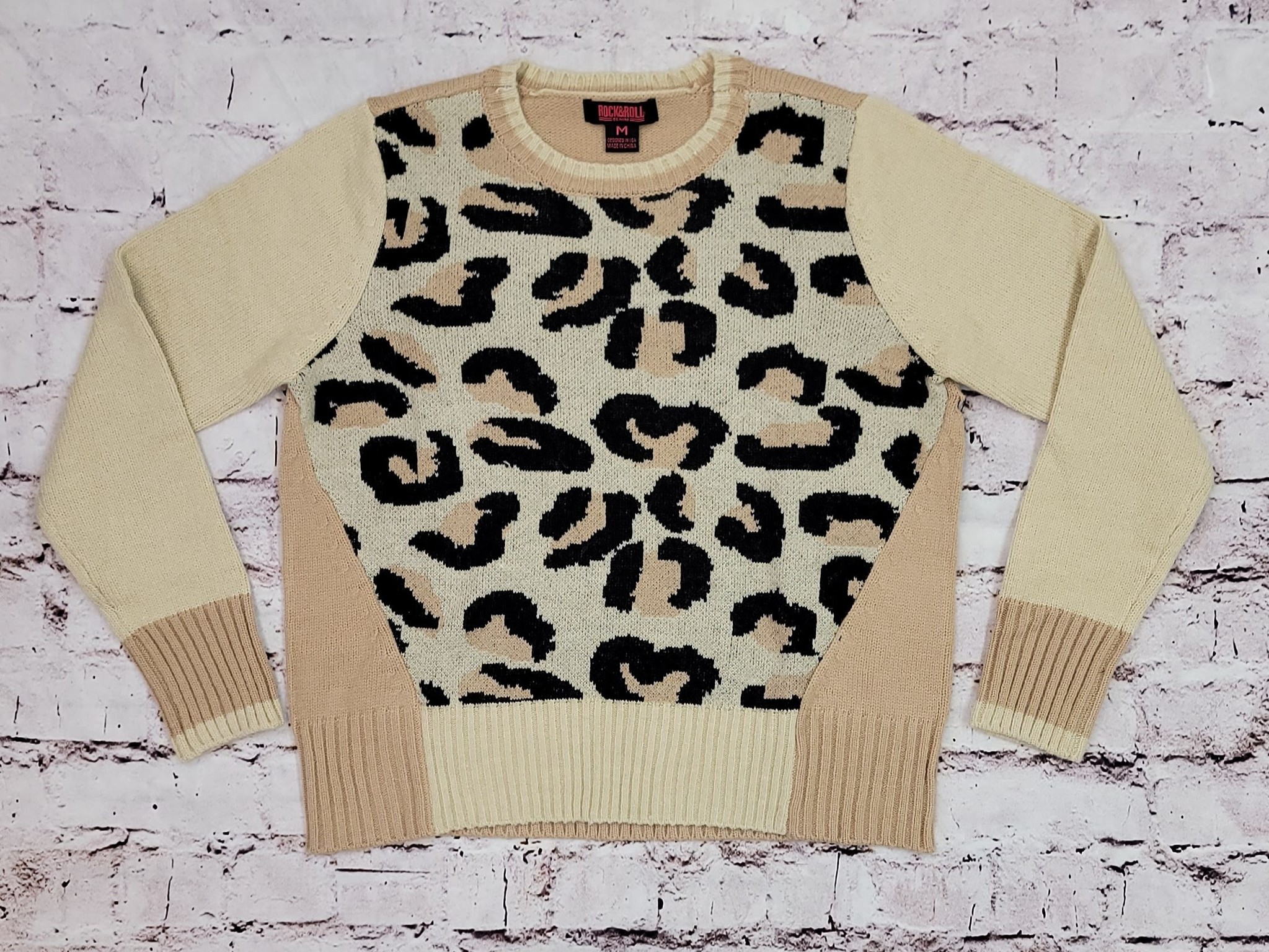 Rock & Roll Denim Women's Leopard Sweater