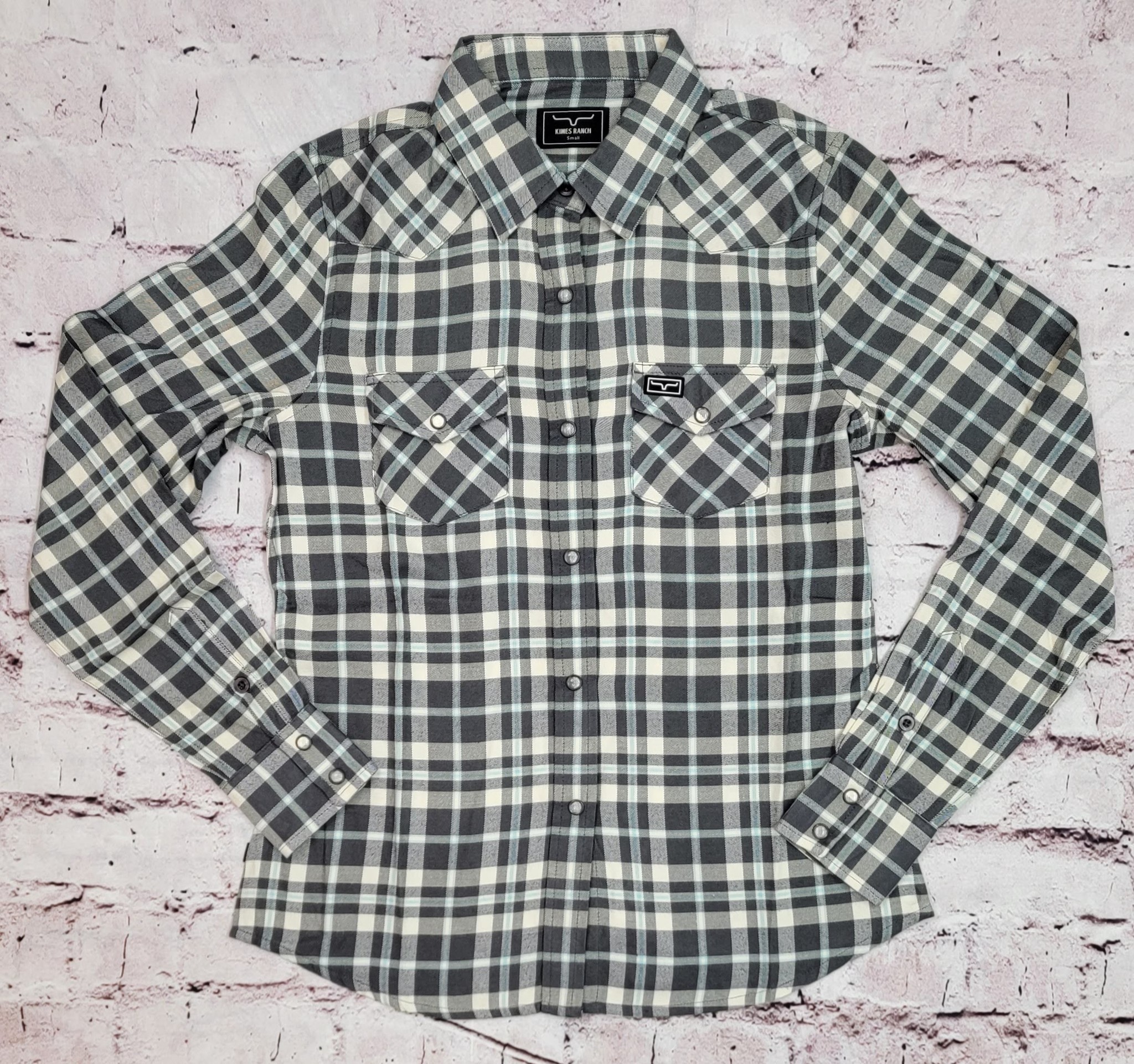 Kimes Ranch Kimes Ranch San Mateo Pewter Flannel Kimes Ranch Kimes Ranch San Mateo Pewter Flannel