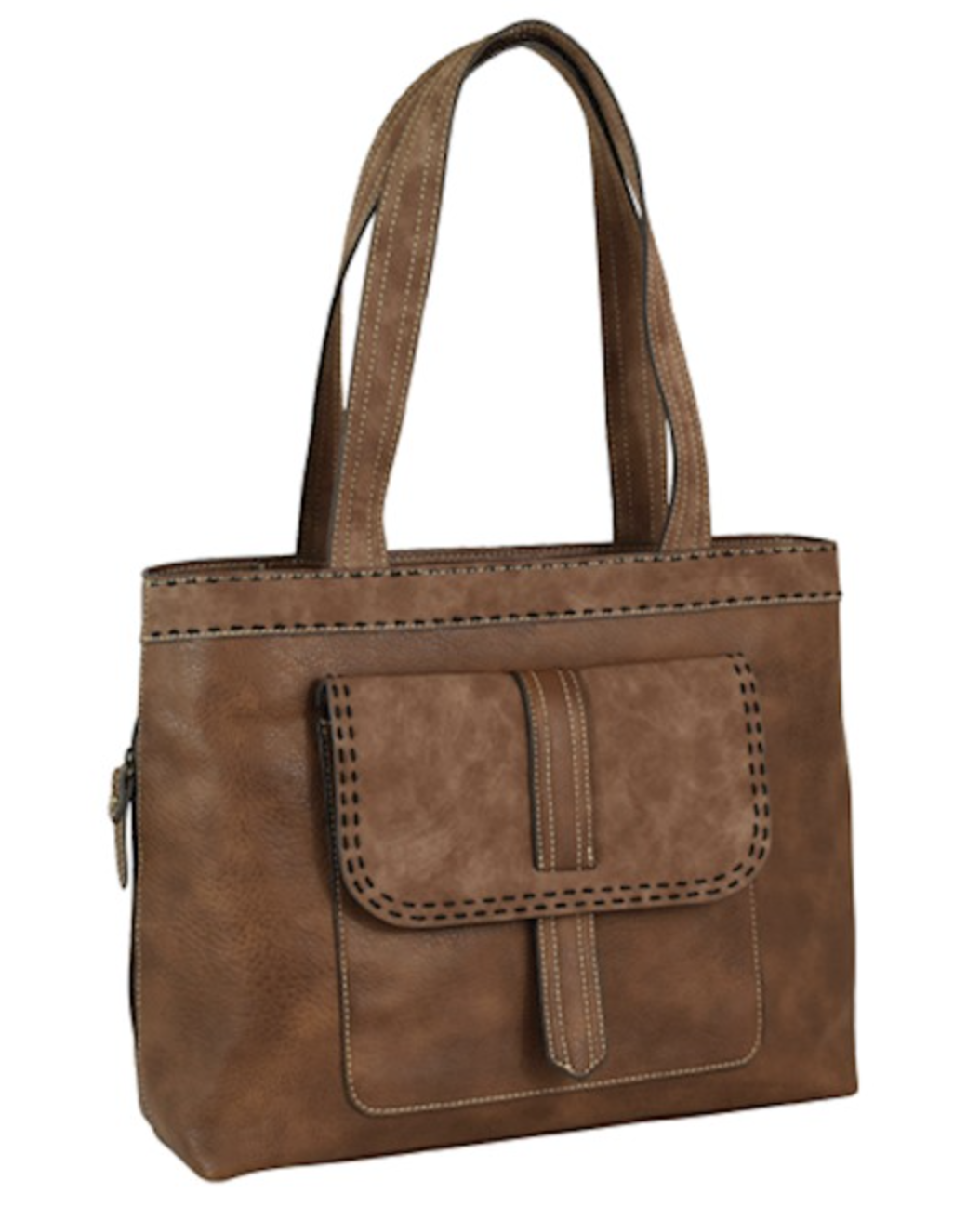 Tony Lama Tony Lama Conceal Carry Tote Brown w/ Double Stitch