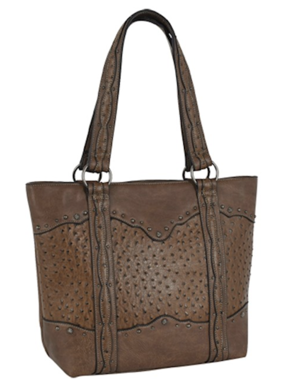 Justin Conceal Carry Tote w/ Ostrich Accents