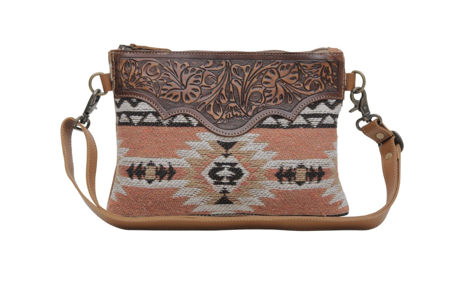 Myra Bag Sansa Chevron Handtooled Bag Myra Bag Sansa Chevron Handtooled Bag