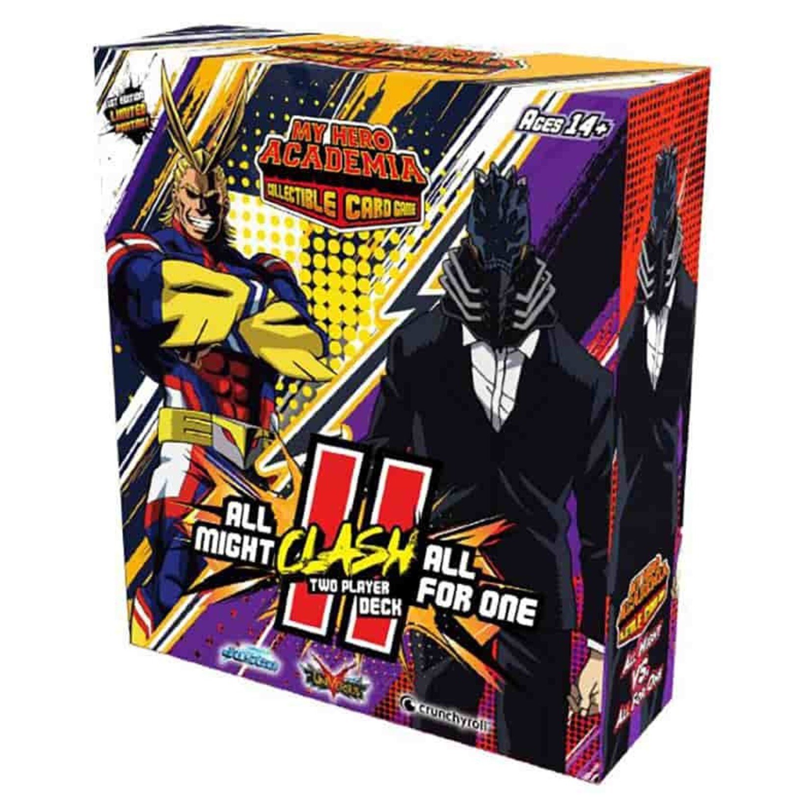 Universus CCG My Hero Academia All-Might vs. All For One Two-Player Clash Deck