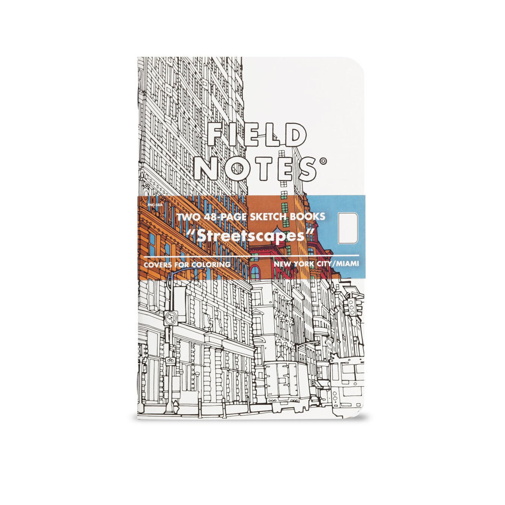 Field Notes SPRING 2023 QUARTERLY EDITION STREETSCAPES SKETCH BOOK 2-PACKS