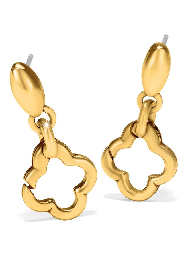 GOLD AMULET EARRING