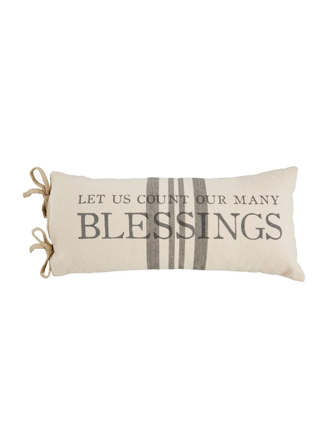 COUNT YOUR BLESSINGS PILLOW