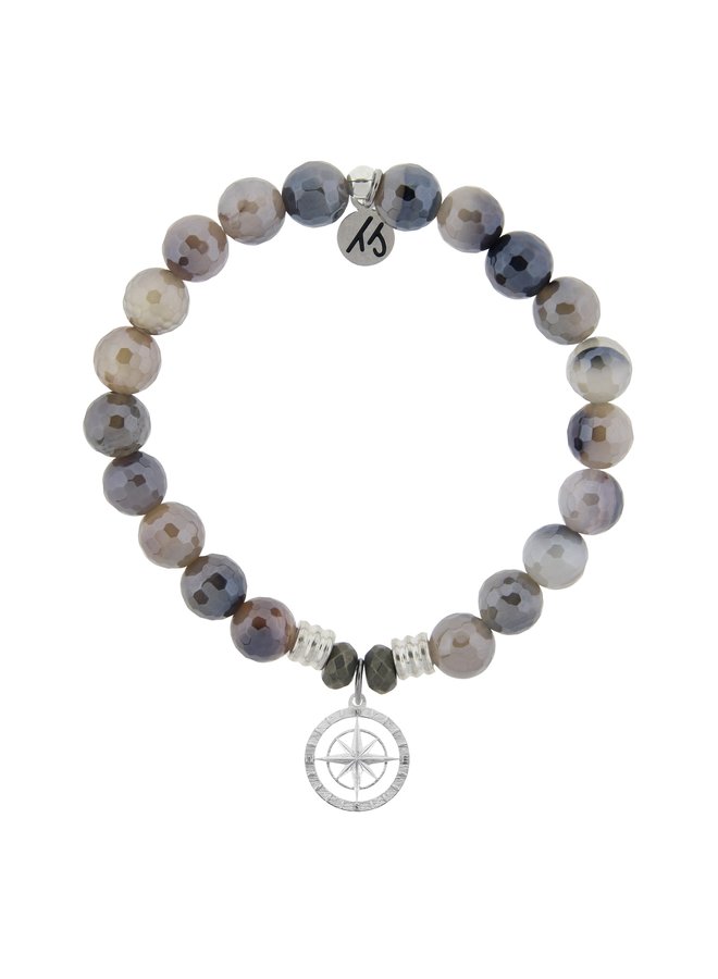 COMPASS ROSE - STORM AGATE