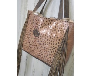 Keep It Gypsy Upcycled Stella Handbag Black & Leopard – Rustic